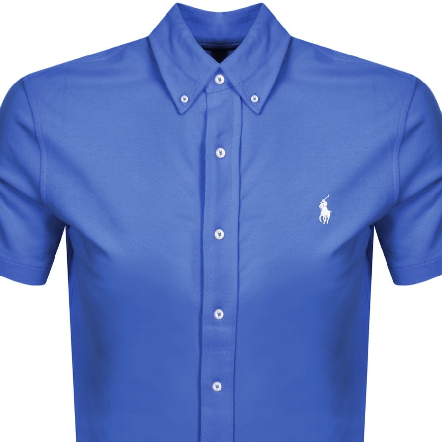 Alternative Image for ProductRalph Lauren Featherweight Short Sleeve Shirt Blue2